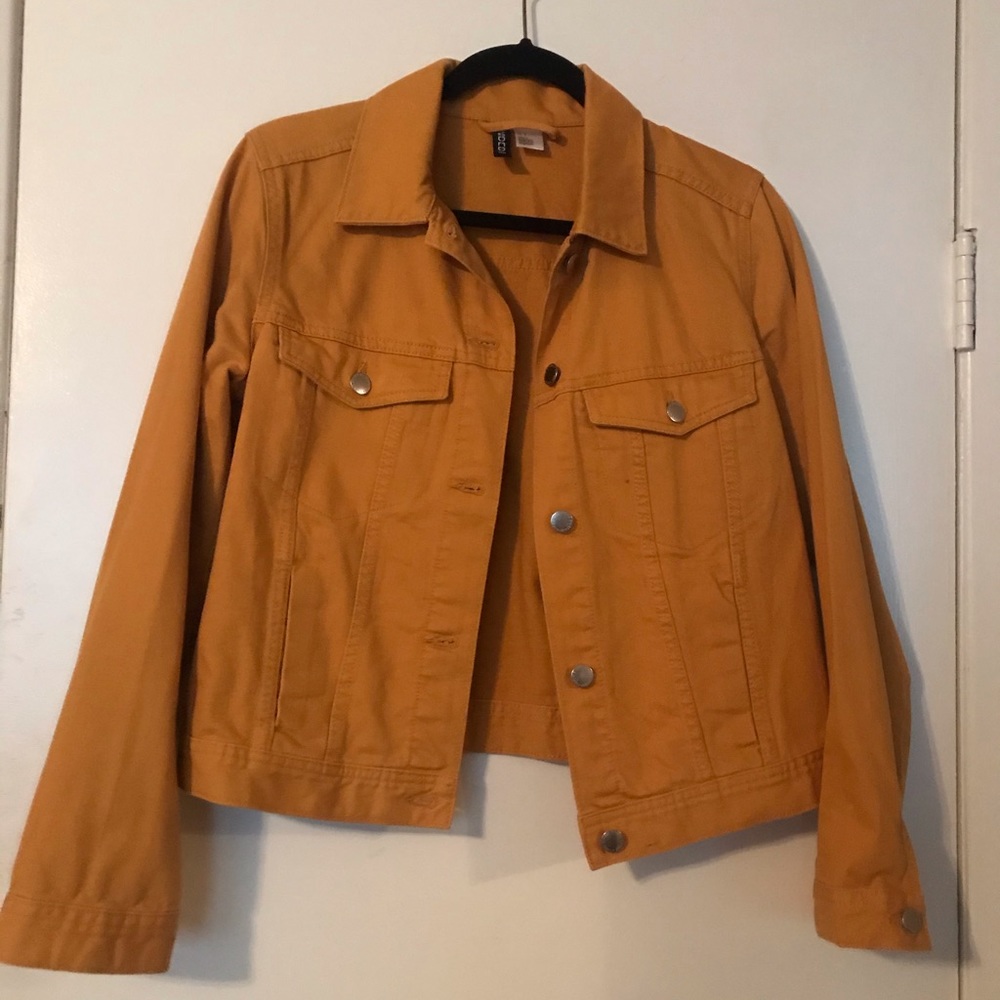 Mustard Yellow Denim Jacket